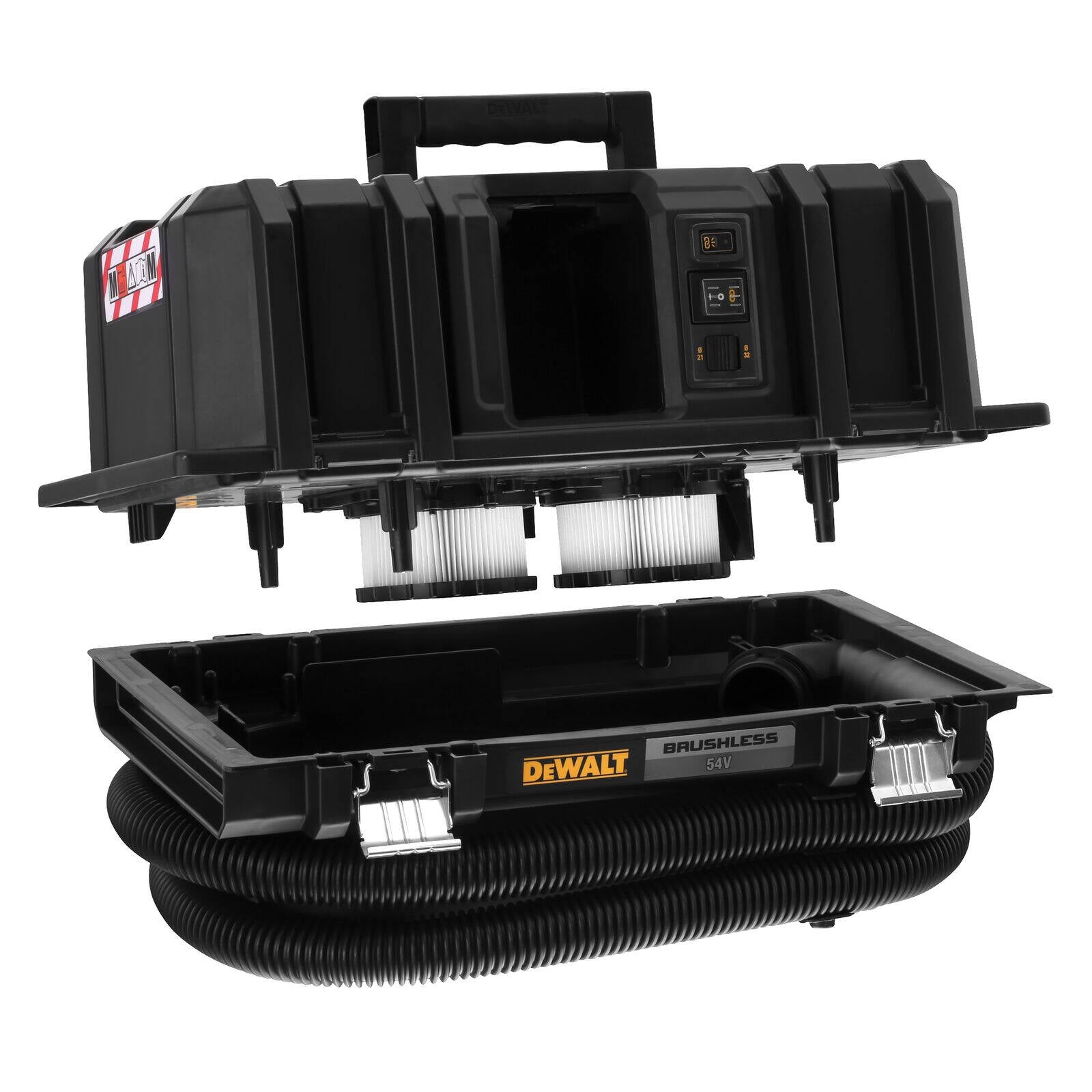 DeWALT 54V XR FlexVolt M Class Dust Extractor Skin Only Steel/Plastic DCV586MN-XJ