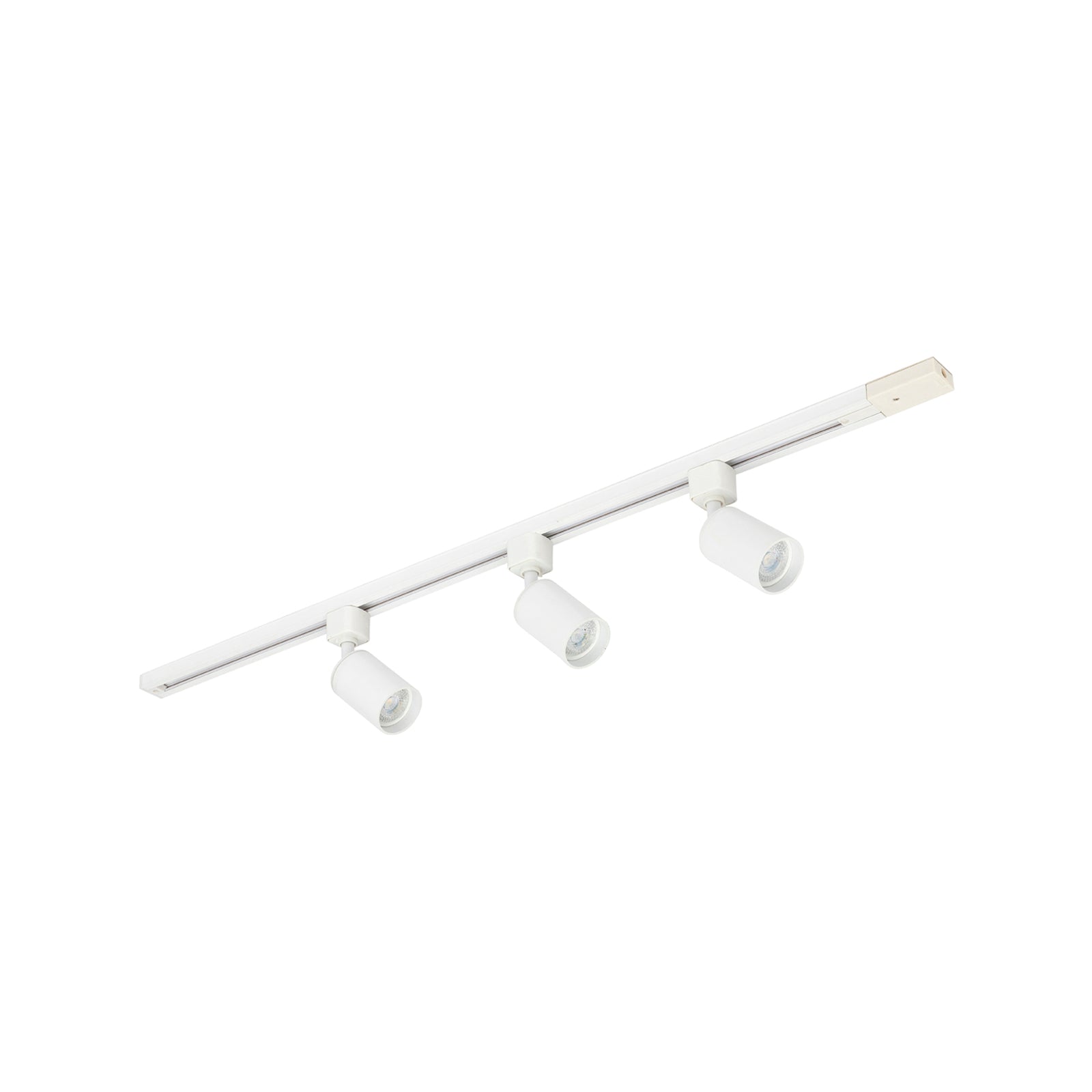 Brilliant Naj White 3 Light GU10 1m Track & Spotlight Kit 35W 240V 21686/05