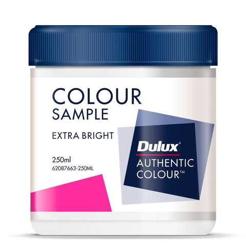 Dulux Extra Bright Sample Pot 250ml Water Based Low Sheen Finish - SuperSaverAU - view 1