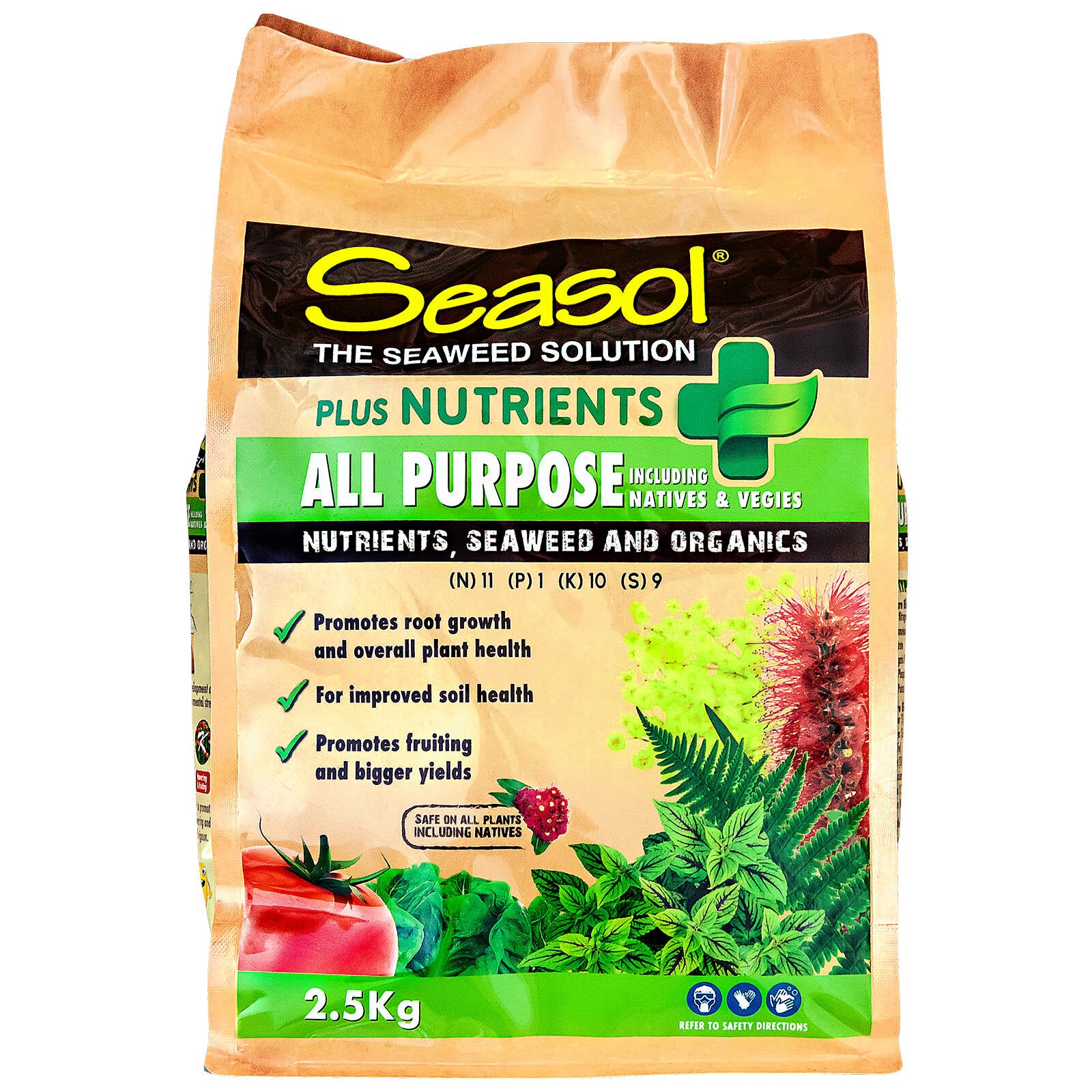 Seasol Plus Nutrients All Purpose 2.5kg Time-Release Plant Fertiliser