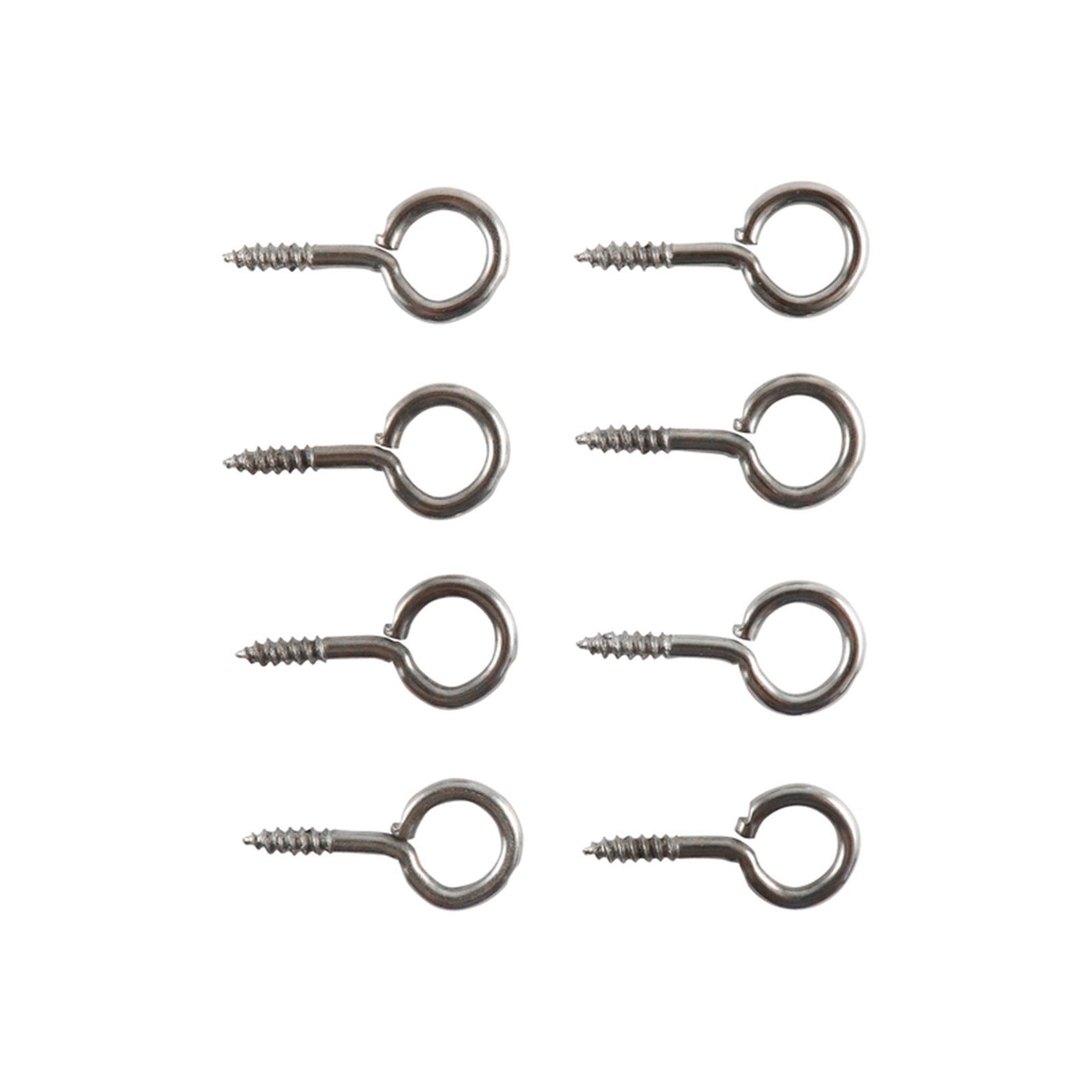 Everhang Nickel Plated Screw Eye Hook 7mm 8kg - 8 Pack