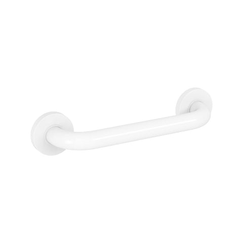 Evekare 300mm White Concealed Flange Grab Rail - 250kg Capacity - 304 Stainless Steel - SuperSaverAU - view 1