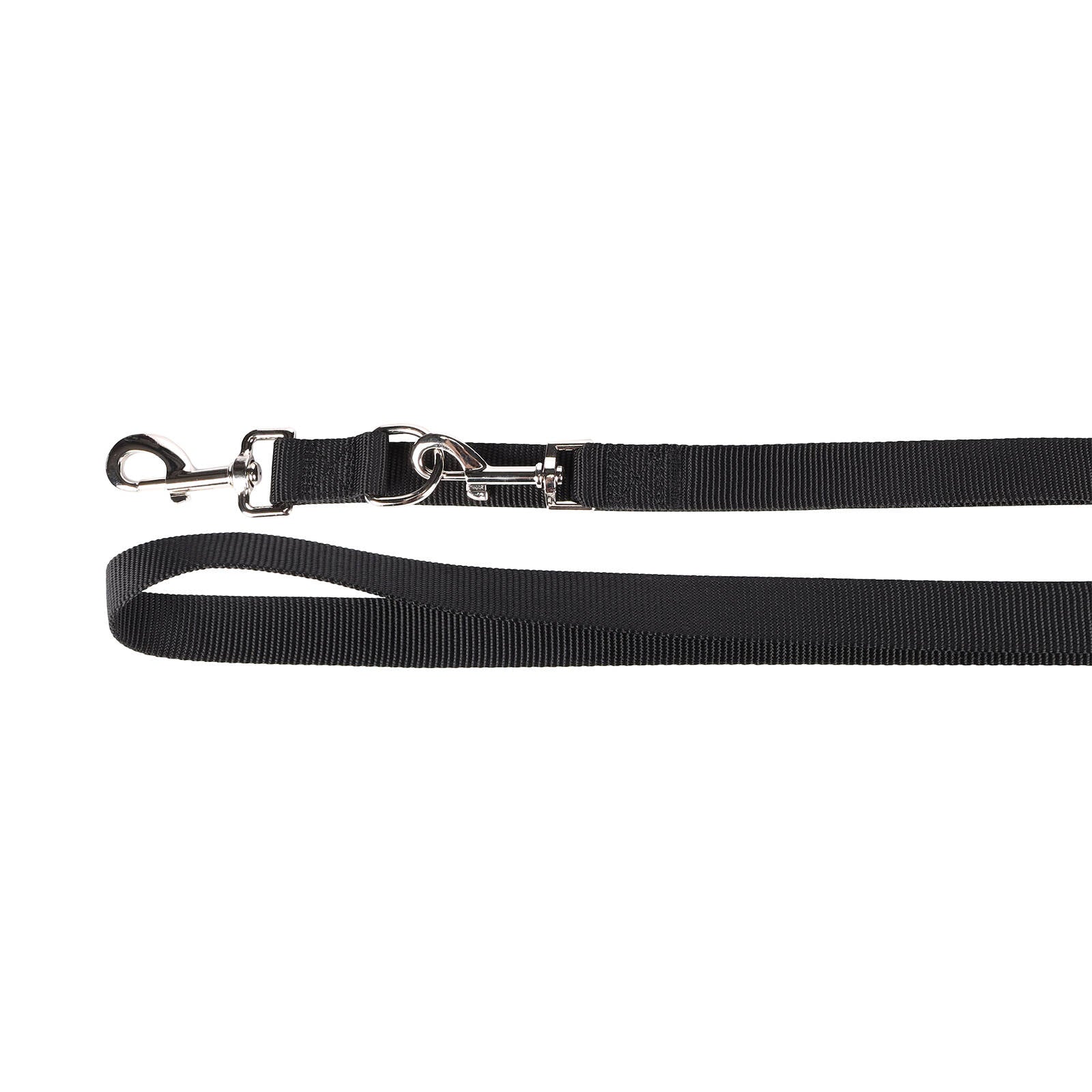 Flamingo 200 x 2.5cm Black Ziggi Dog Training Leash