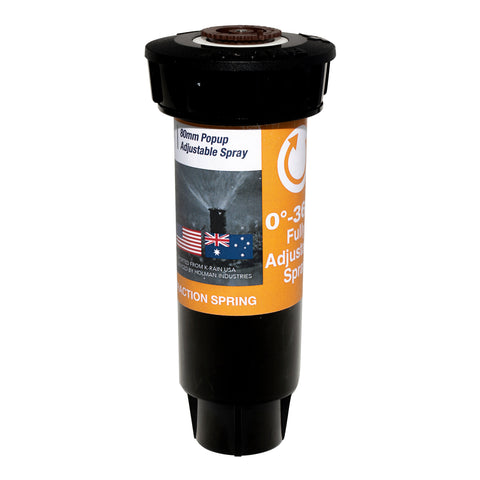 K-Rain 80mm Adjustable PRO-S Popup Sprinkler, 0-360 Spray, 3m Radius