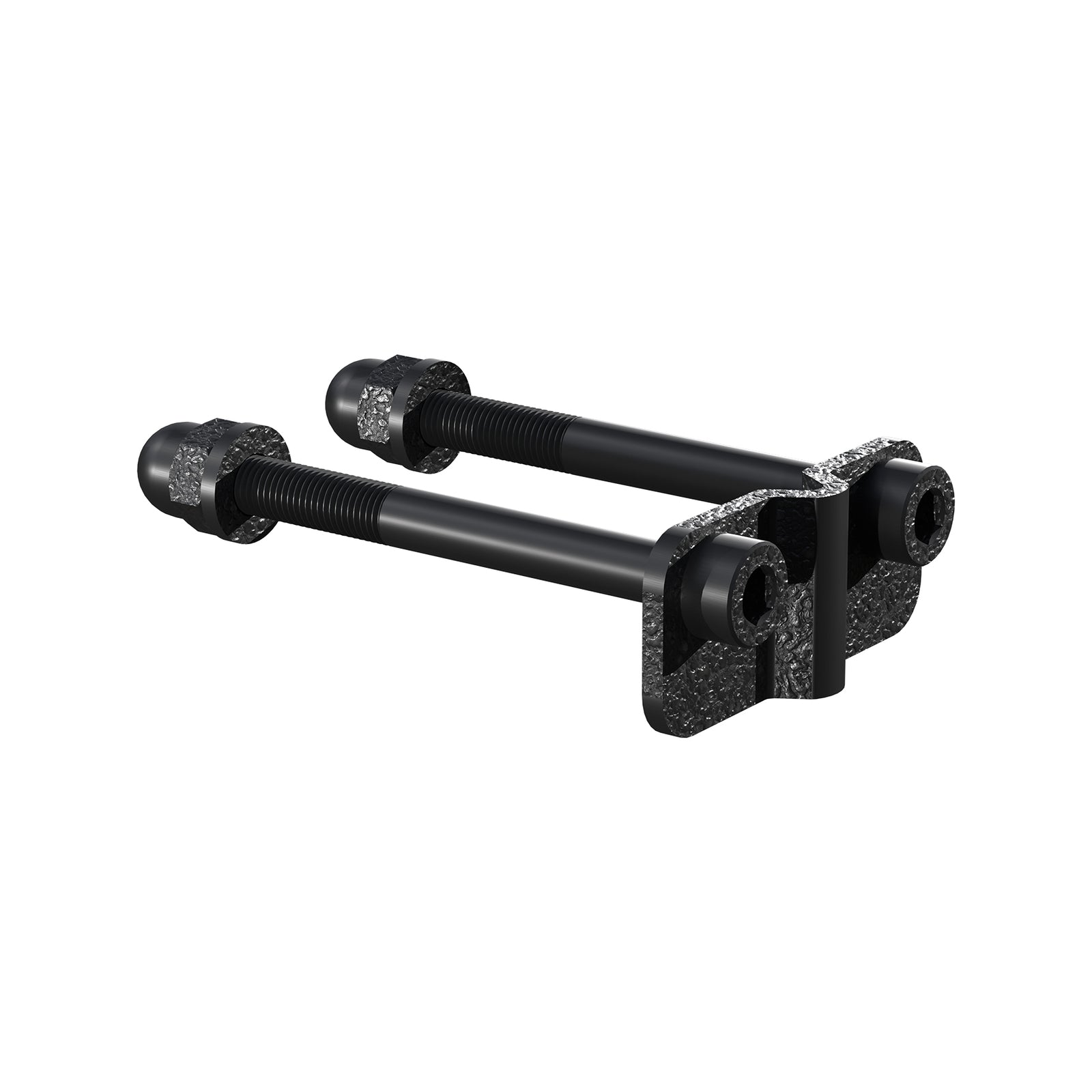 PEAK Black Steel Fence Brackets for Wire Grid Fencing, 6 Pack