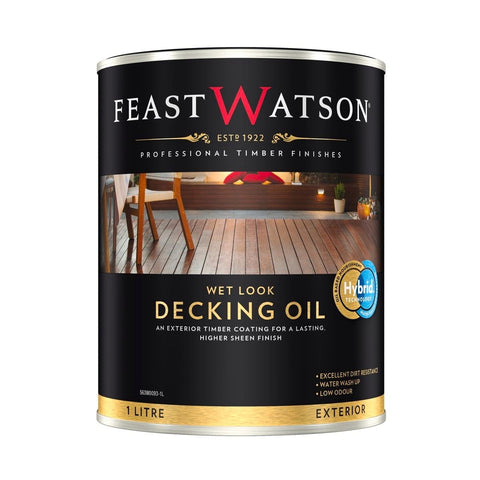 Feast Watson Wet Look Decking Oil 1L Water Based UV Resistant - SuperSaverAU - view 1