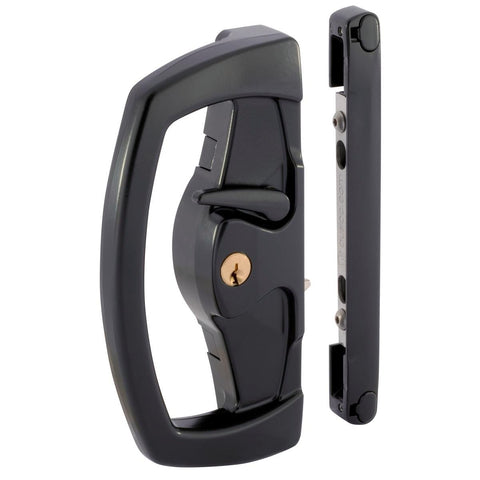 Gainsborough Sliding Patio Door Deadlock - Double Cylinder - Black - Exterior Use - SuperSaverAU - view 1