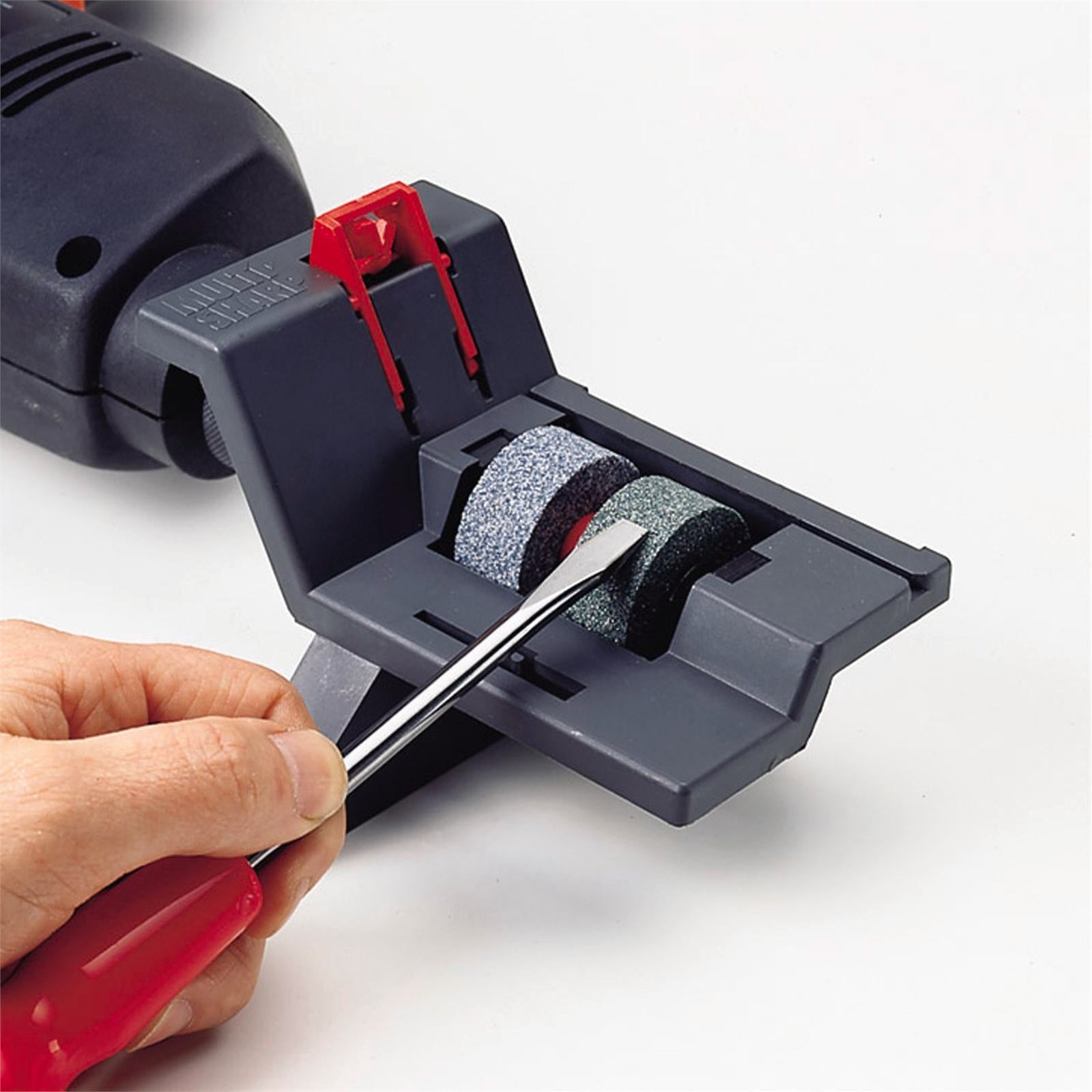 Multi-Sharp Drill Bit Sharpener, 3-13mm, Aluminium Oxide and Silicon Carbide Wheels