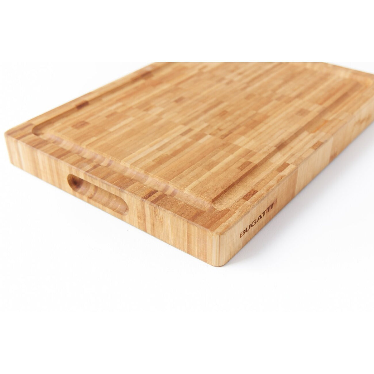 Bugatti Pakka bamboo cutting board - Bamboo finish - 1kg weight - ZM-08360