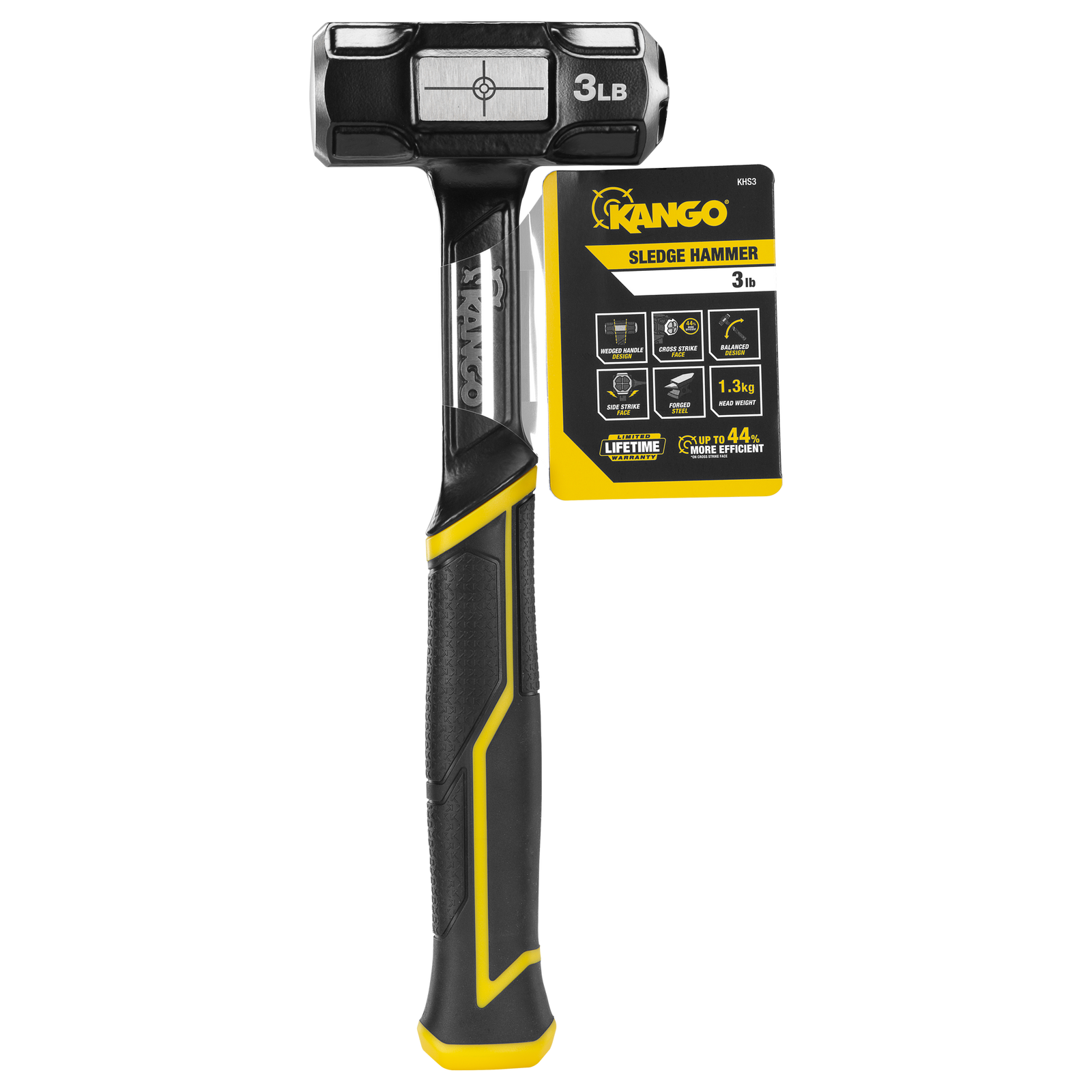 Kango 3lb Cross Strike Sledge Hammer