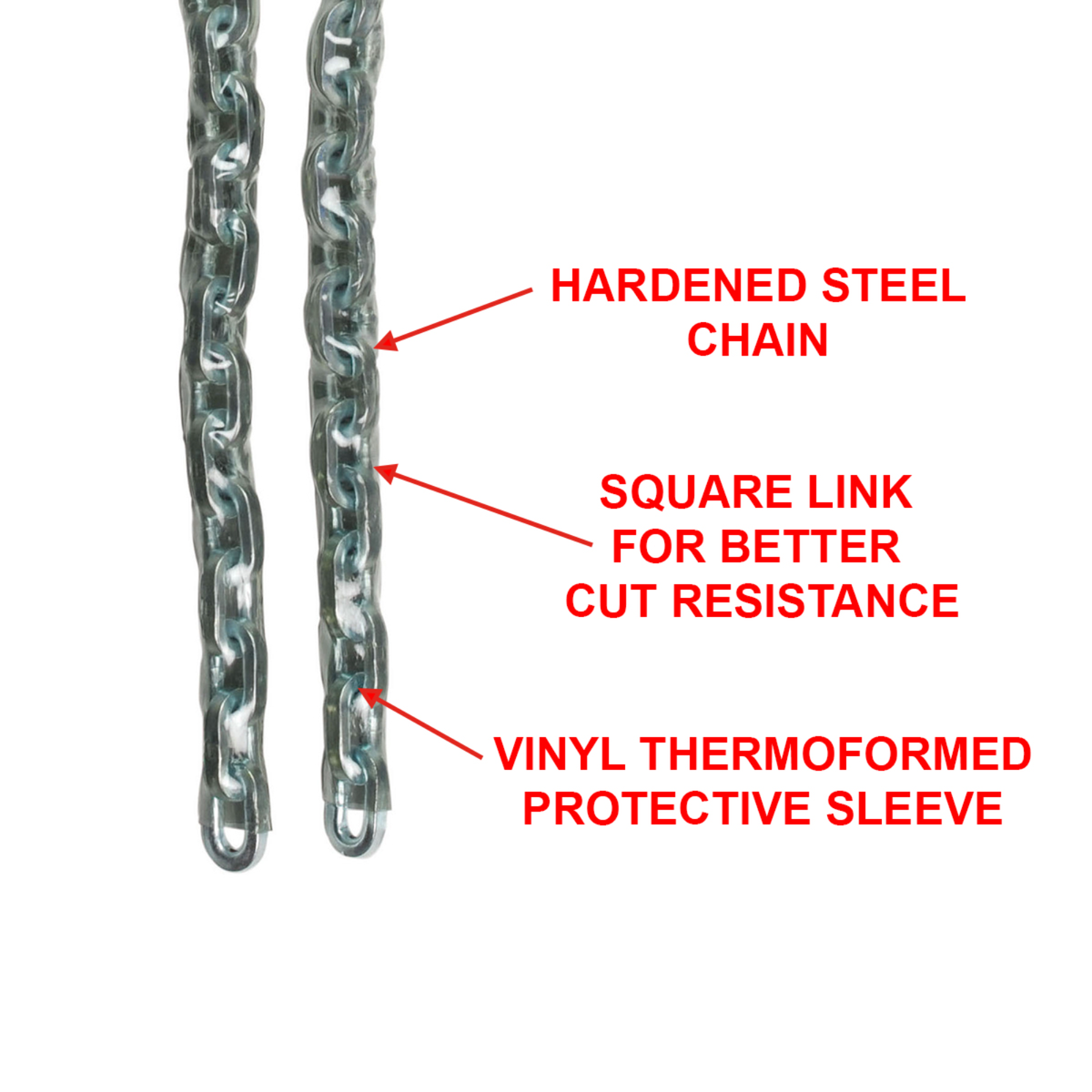 Master Lock 6mm x 1m Vinyl Coated Steel Security Chain