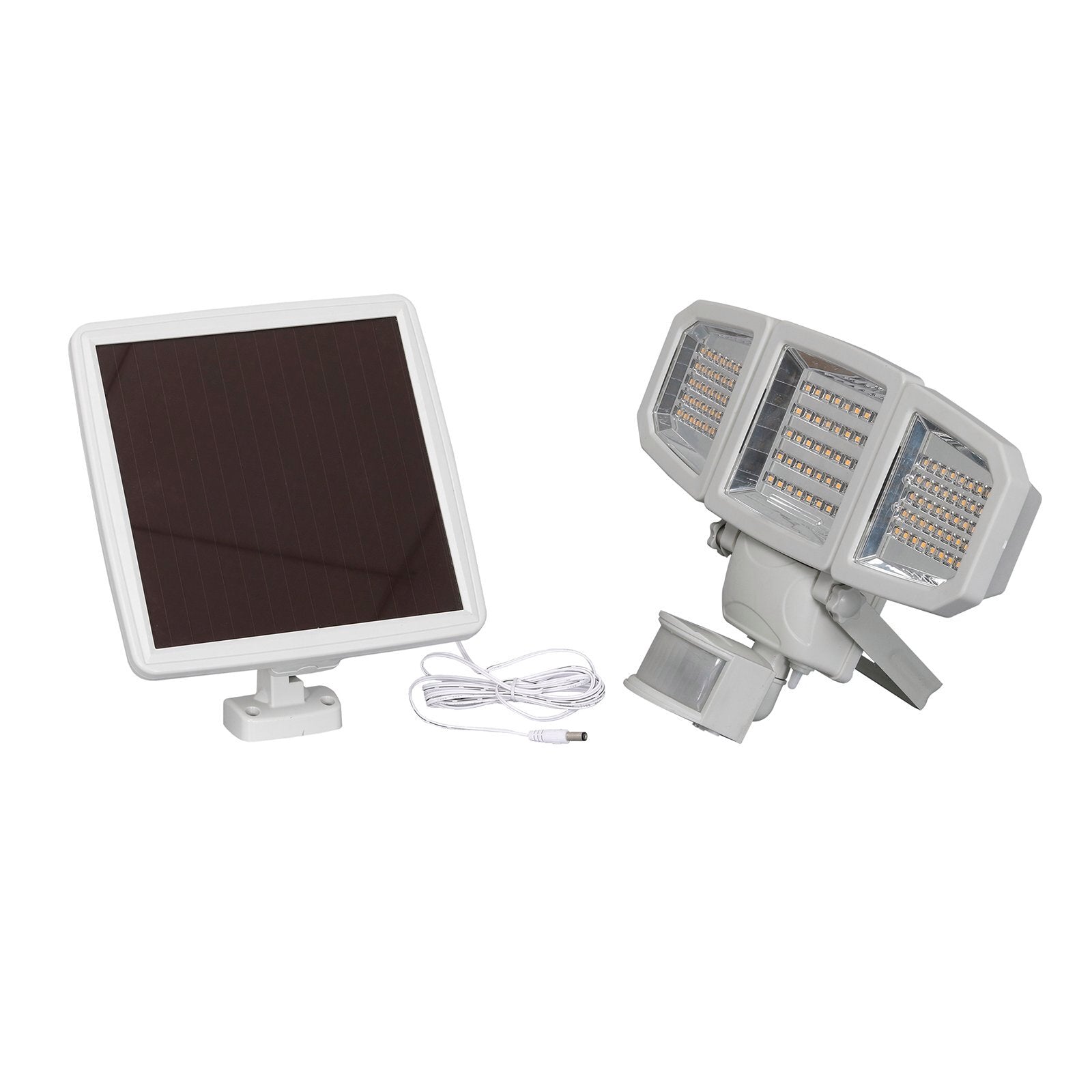 Gardenglo 2000lm Silver Linkable Solar Security Flood Light GSDJ0413