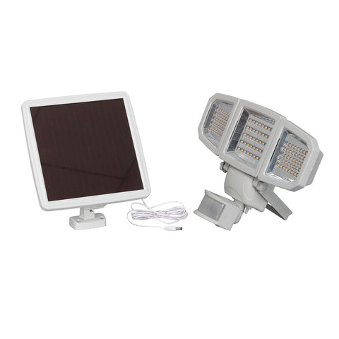 Gardenglo 2000lm Silver Linkable Solar Security Flood Light GSDJ0413