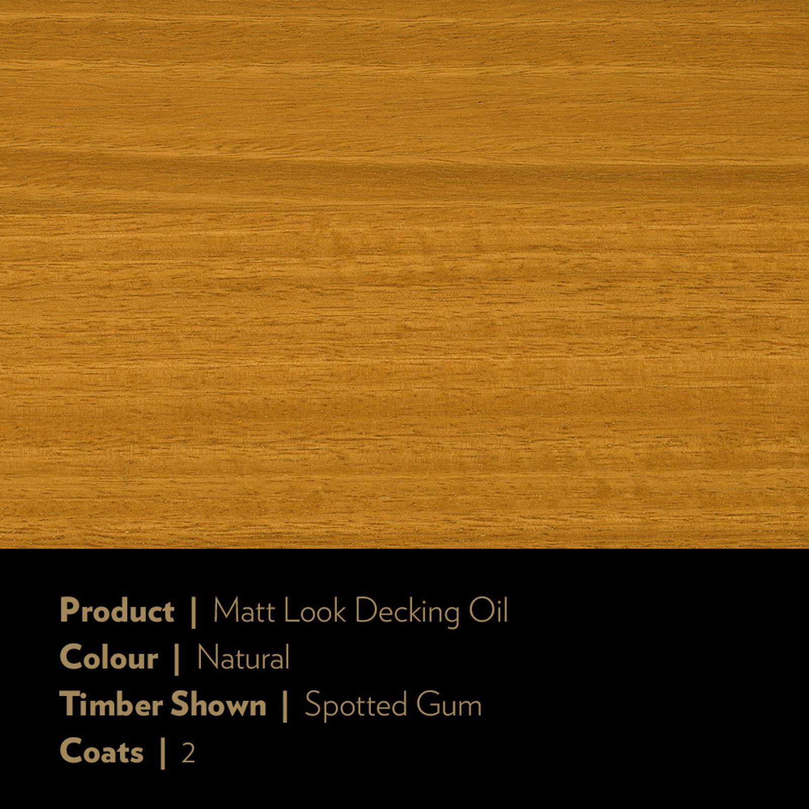 Feast Watson 4L Natural Matt Look Water Based Decking Oil, UV Resistant & Waterproof