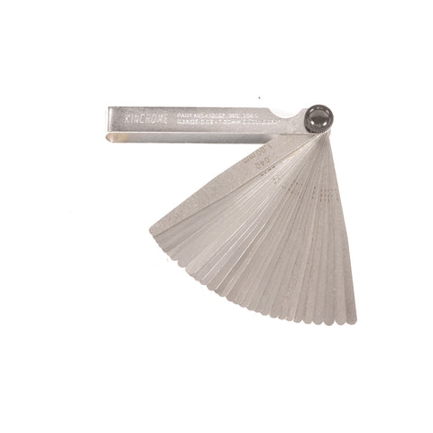 Kincrome 32 Blade Feeler Gauge, Dual Metric/Imperial, 105mm Cr-V, Grey