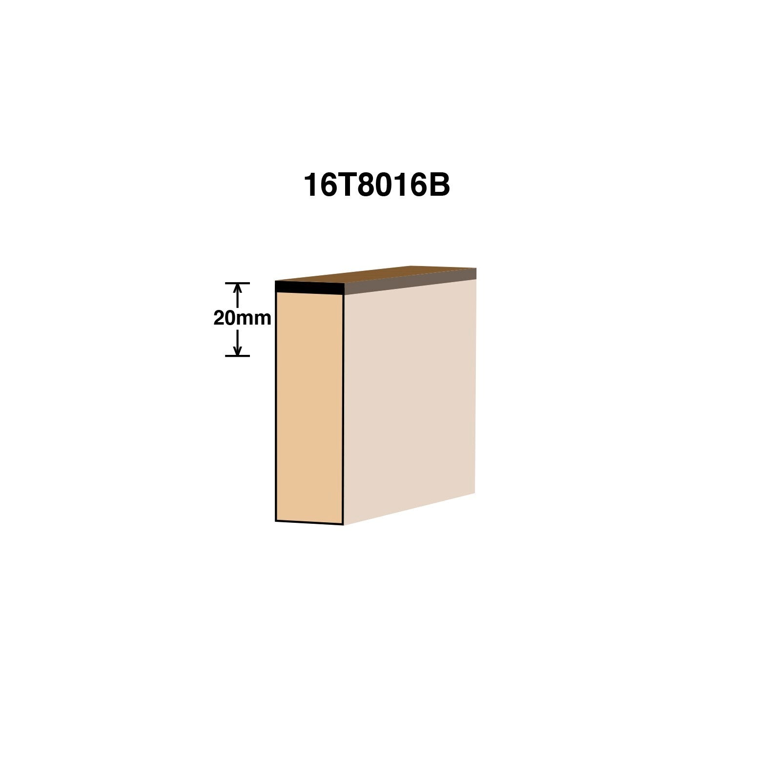 Ultra Flush Trim Router Bit 6.4 x 13mm Tungsten Carbide Tipped 1/4 Shaft