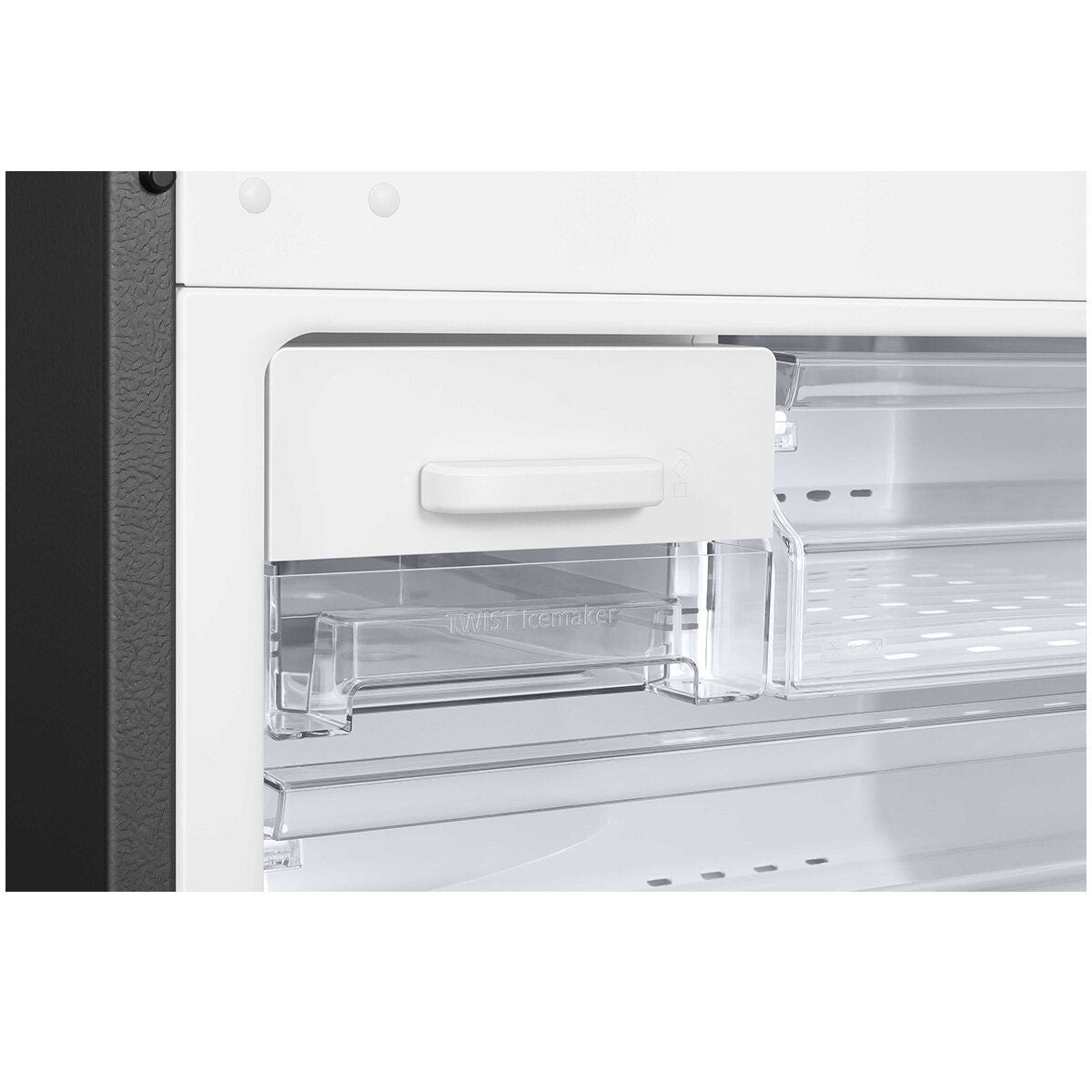 Samsung 427L Bottom Mount Fridge - Matte Black, SmartThings App, All-Around Cooling - SRL4200B