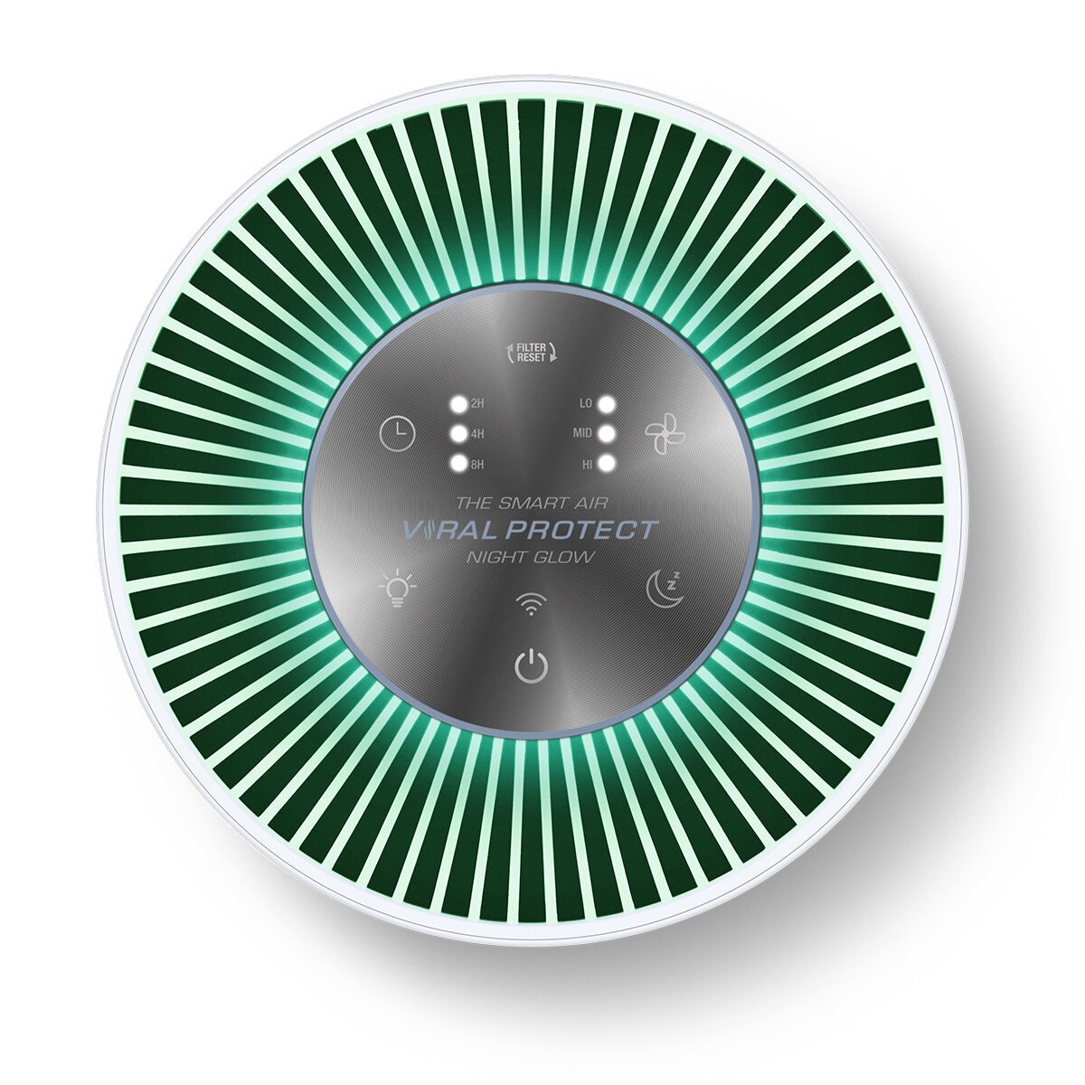 Breville Smart Air Viral Protect Night Glow - 3 Stage AntiViral HEPA 13, WiFi and Voice Control - LAP168WHT