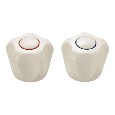 Shaw & Mason Ivory Universal Multi Fit Tap Handles - Plastic, Pair