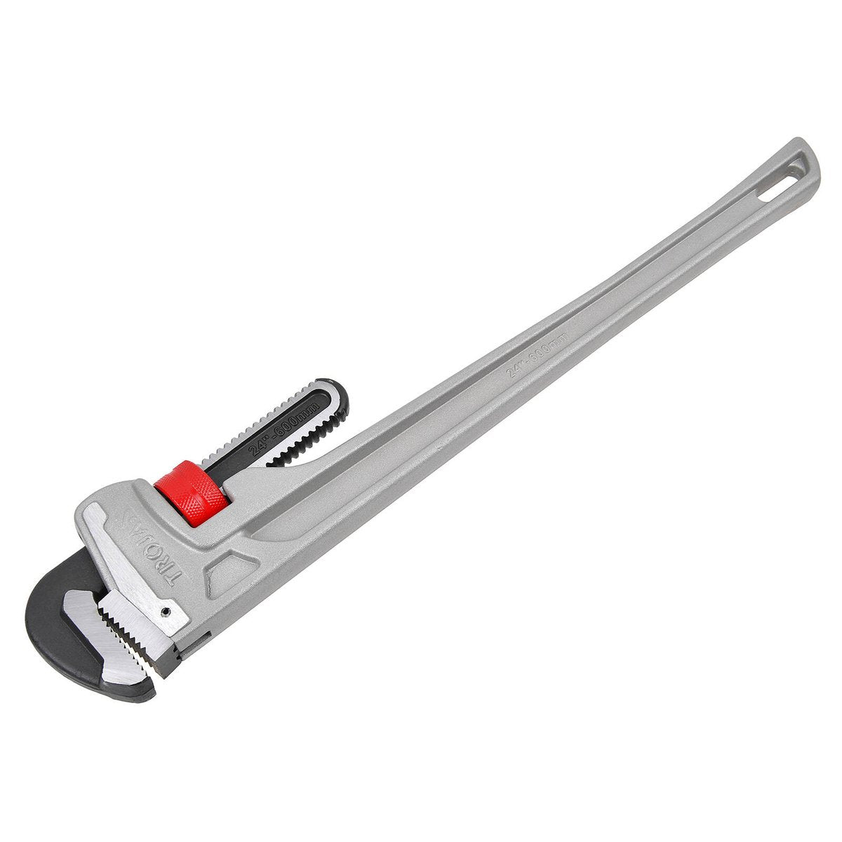 Trojan 600mm Aluminium Pipe Wrench - 85mm Capacity - Lightweight Design - SuperSaverAU - view 3
