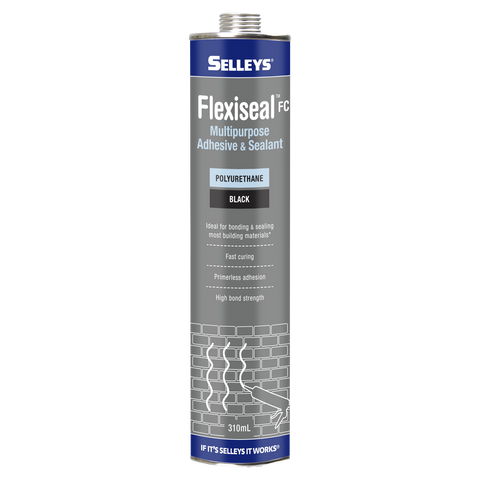 Selleys Flexiseal FC Polyurethane Sealant & Adhesive Black 310ml