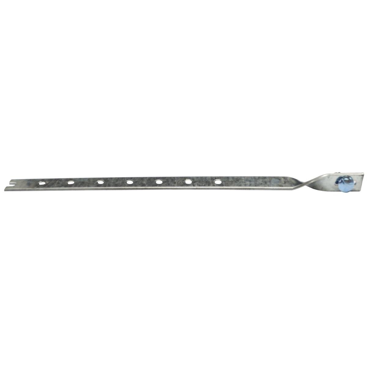 Kinetic Heavy Duty Bolted Saddle Clips, 300mm Shank Galvanised Iron