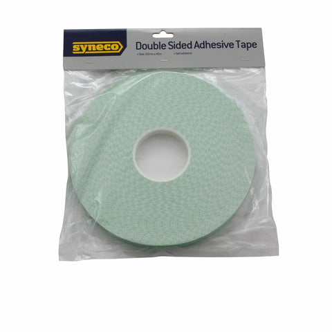 Syneco 20mm x 40m Double Sided PE Foam Mounting Tape, Self Adhesive
