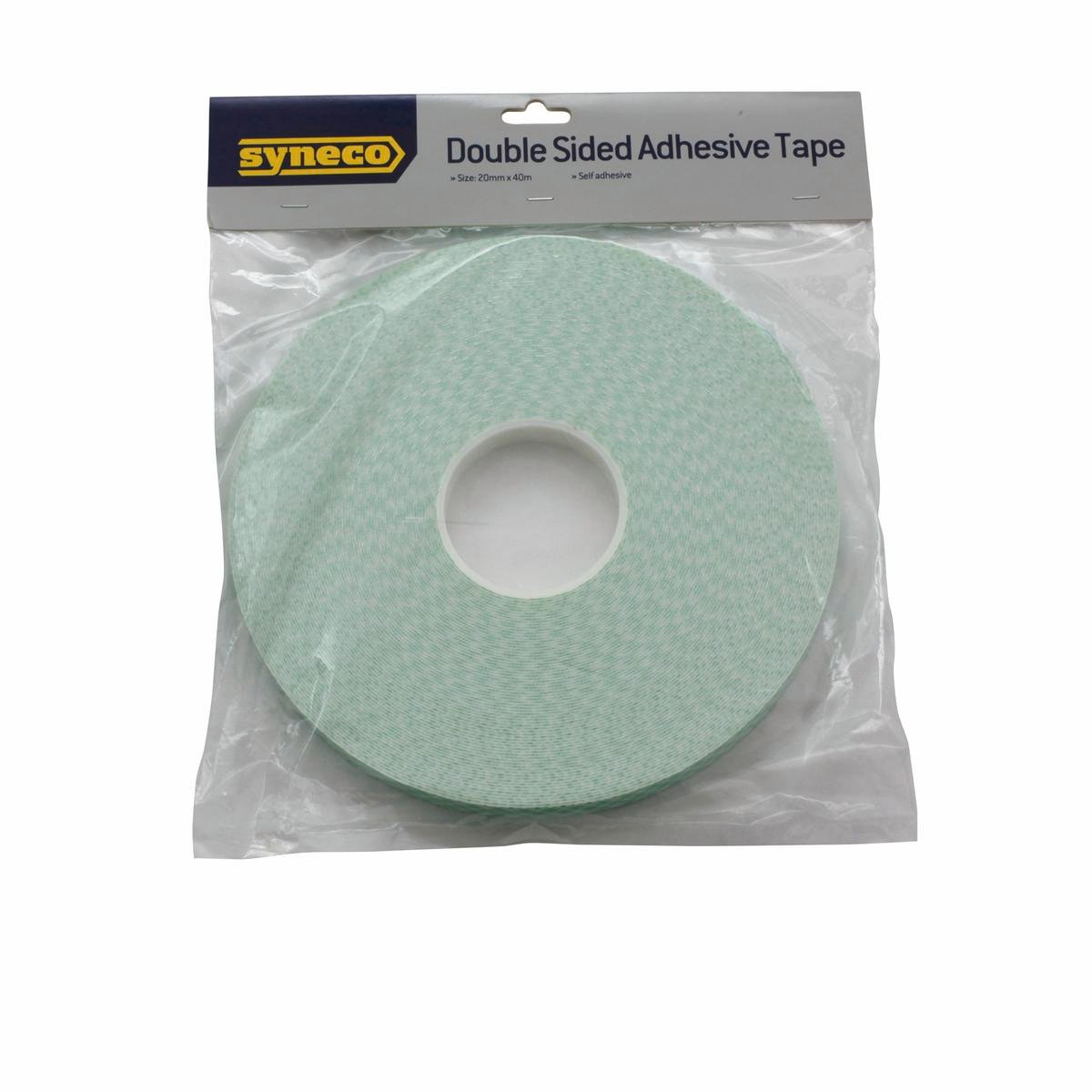 Syneco 20mm x 40m Double Sided PE Foam Mounting Tape, Self Adhesive