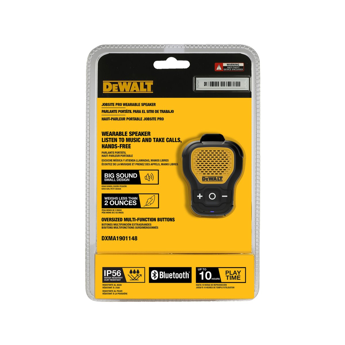 DeWALT Jobsite Pro Wearable Speaker Microphone 1901148DWE