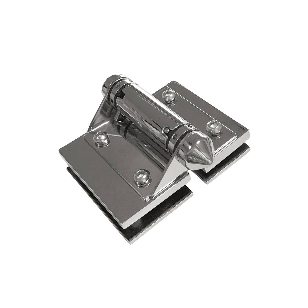 Protectoral Glass to Glass Hinge Set - 50mm - 316 Stainless Steel - Easy Install - SuperSaverAU - view 1