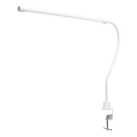 Brilliant Create 10W White LED Desk Lamp with Clamp & Adjustable Head 21010/05
