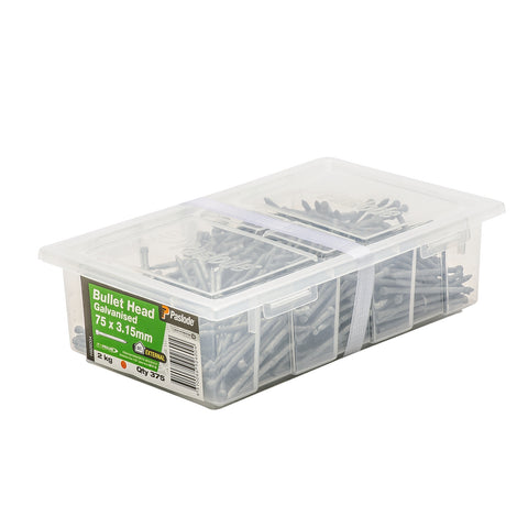 Paslode 75 x 3.15mm 2kg Galvanised Steel Bullet Head Nails - 375 Pack