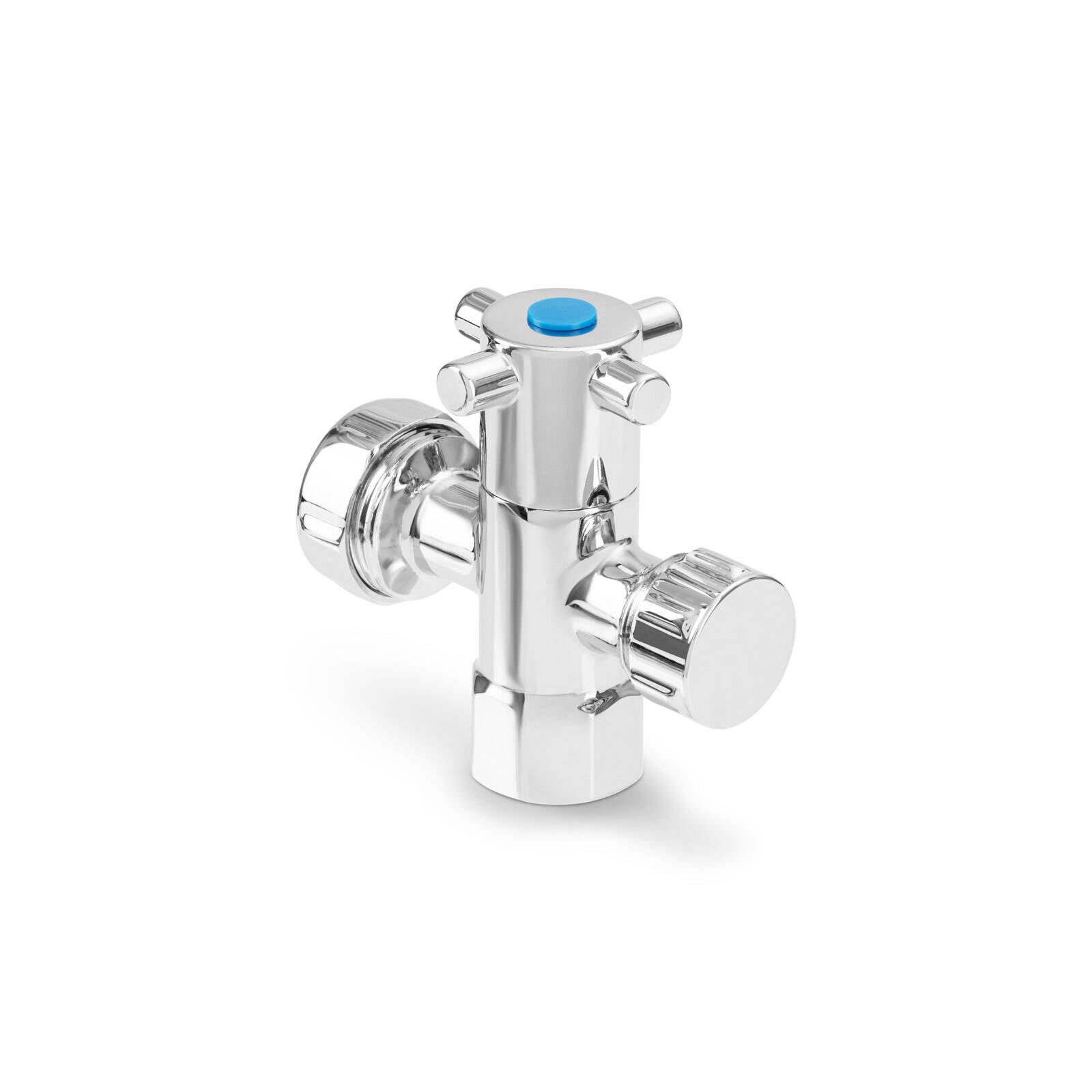 Brasshards Capstan 2 Way Under Sink Valve 20mm x 15mm Chrome Brass Lead Free