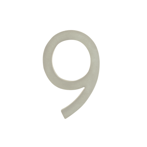 Sandleford Lorne Numeral 9 100mm Stainless Steel House Number
