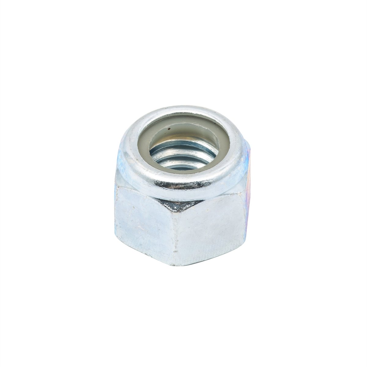 Zenith 1/2" Zinc Plated Nyloc Nuts - 4 Pack