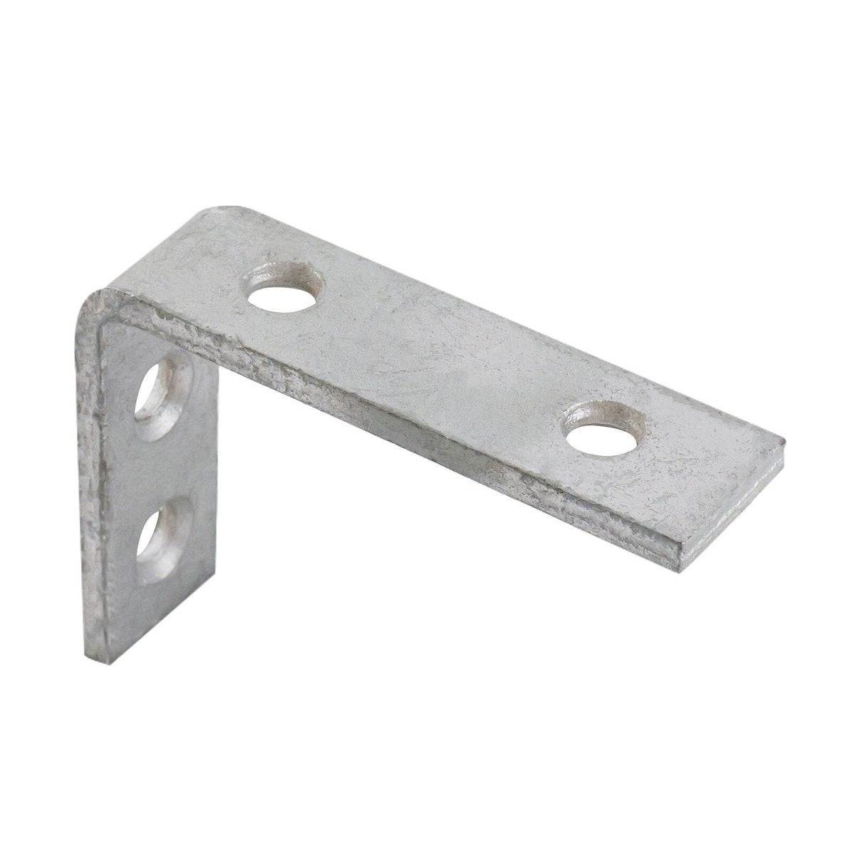 Carinya Galvanised Angle Bracket 75 x 50mm 4 Pack - Silver - SuperSaverAU - view 1