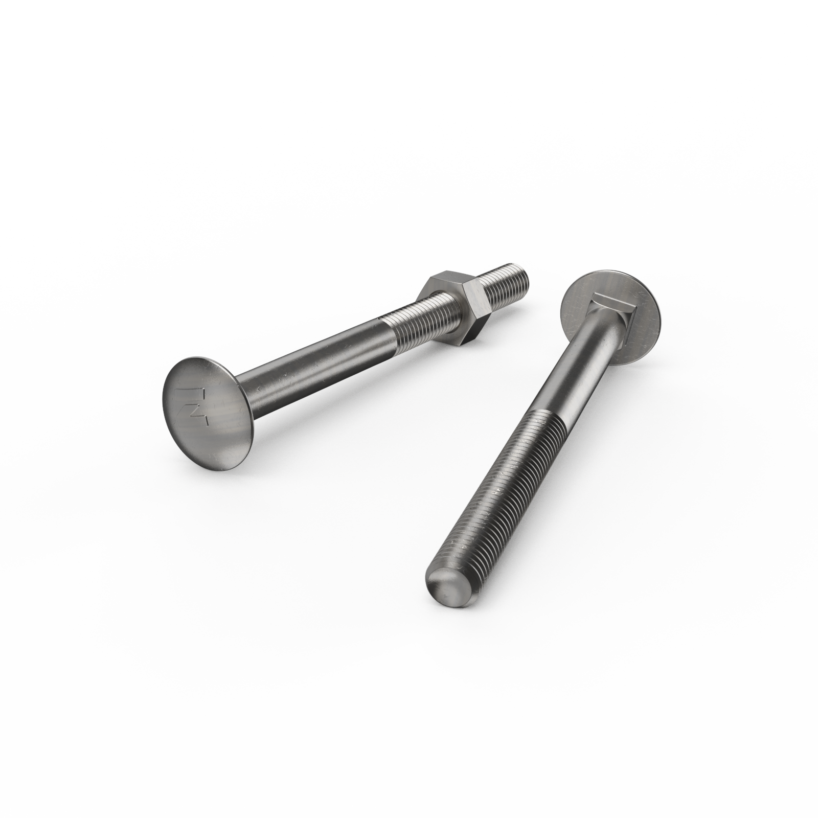 Zenith M10 x 120mm Stainless Steel 304 Cup Head Bolt and Nut