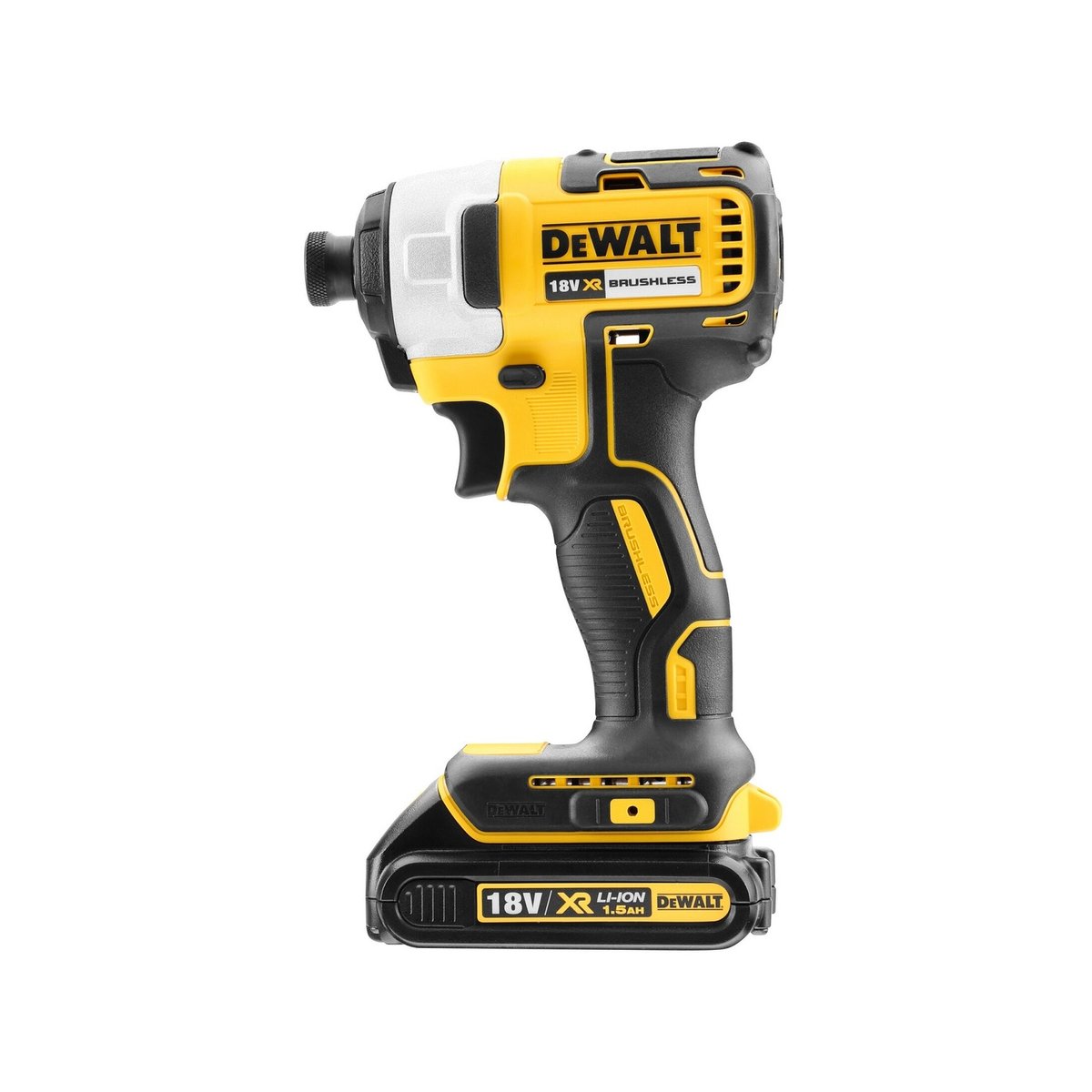 DeWALT 18V Brushless 2 Piece Combo Kit - Hammer Drill & Impact Driver, 2 x 1.5Ah & Charger DCK2060S2-XE