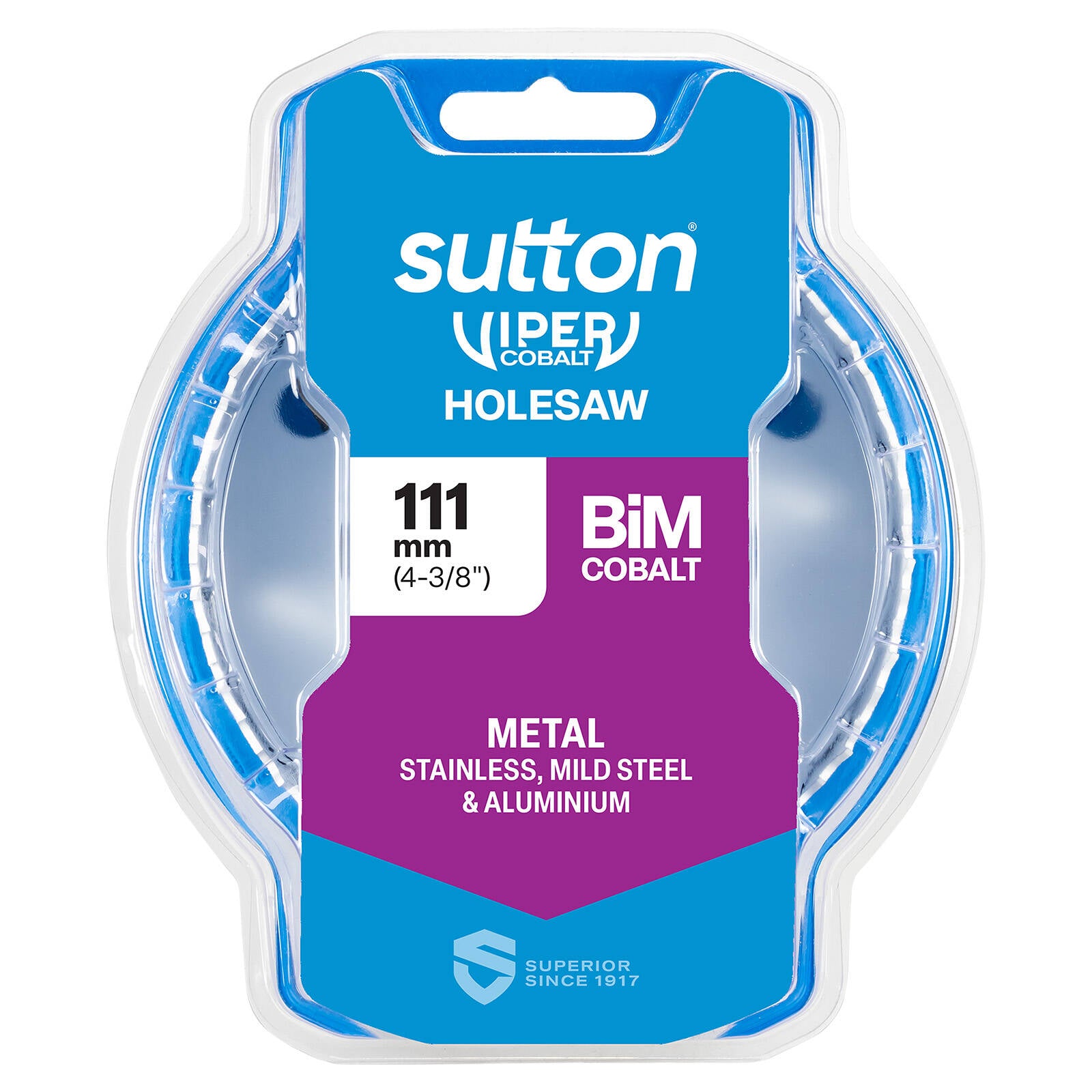Sutton Tools 111mm Viper Cobalt Bi-Metal Holesaw 32mm Depth