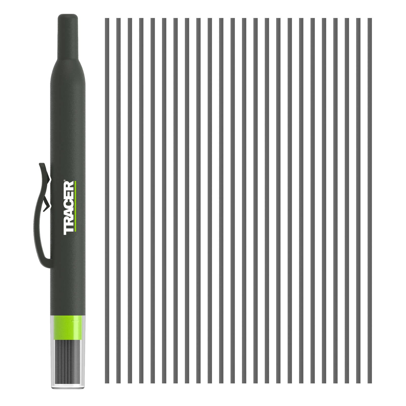 Tracer Pro 1.3mm 2B Graphite Replacement Leads 24 Pack