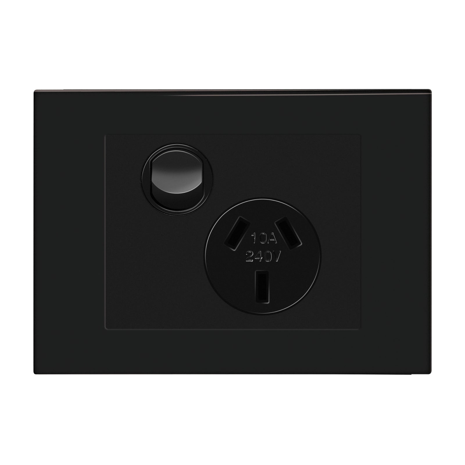 HPM VIVO Single Powerpoint 10A 240V Grey Surface Mount Indoor EV787GR