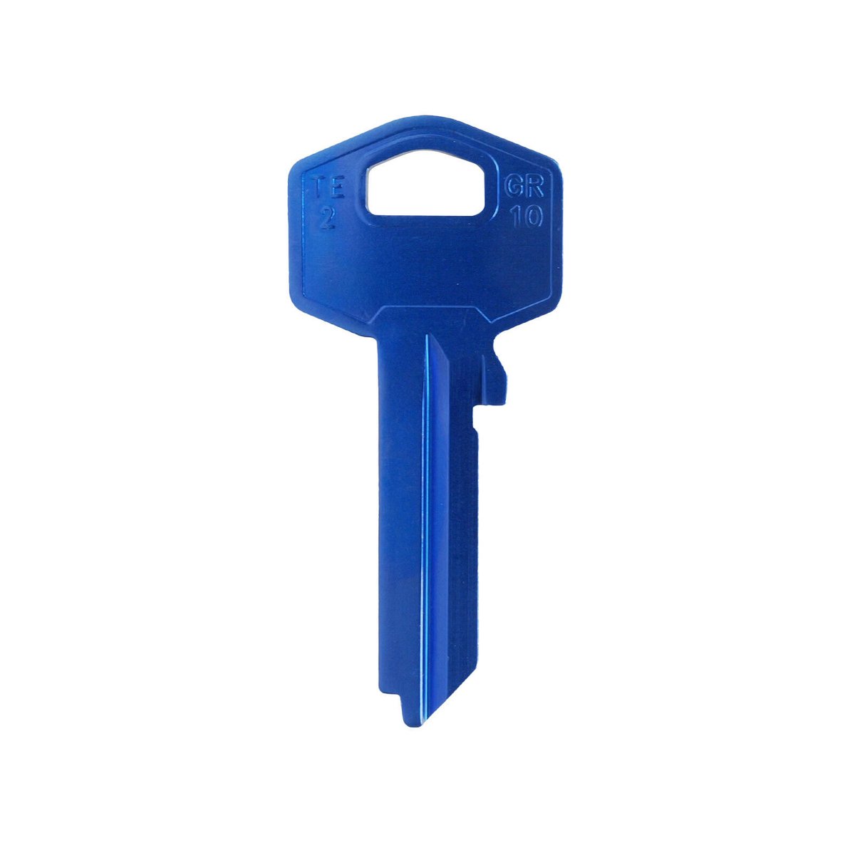 EHI TE2-GR10 Blue Blank Key 54mm Aluminium Titanium Alloy