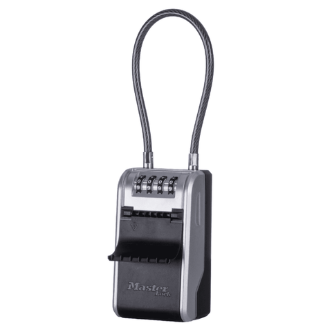 Master Lock Cable Next Gen Portable Key Safe - Steel Combination Lock Box for 10 Keys