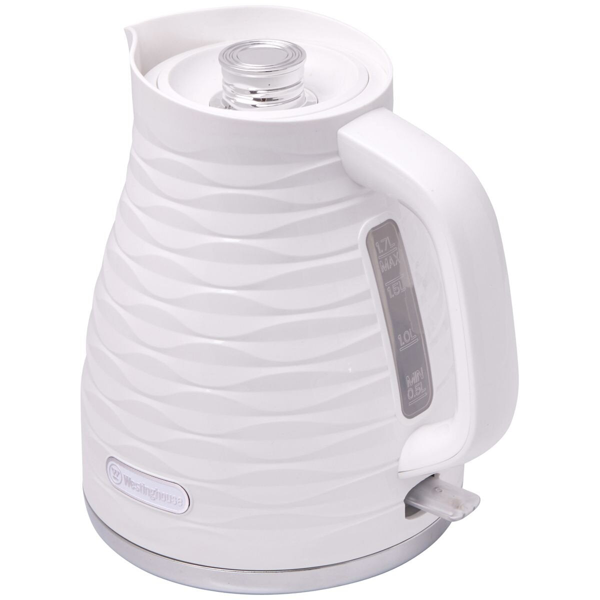 Westinghouse Kettle and Toaster Pack - 1.7L Kettle and 4 Slice Toaster - White Finish - WHKTPK14W