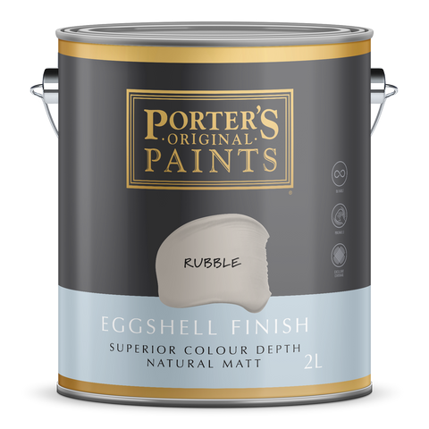 Porter's 2L Rubble Eggshell Washable Interior & Exterior Paint