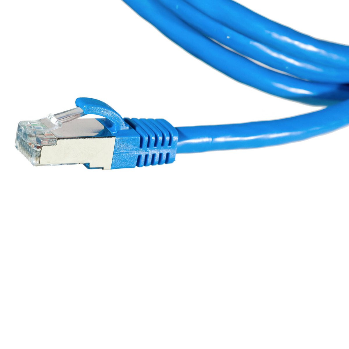 Legrand 2m Cat6A RJ45 S/FTP Patch Lead - Blue - High-Speed Network Connectivity - SuperSaverAU - view 2