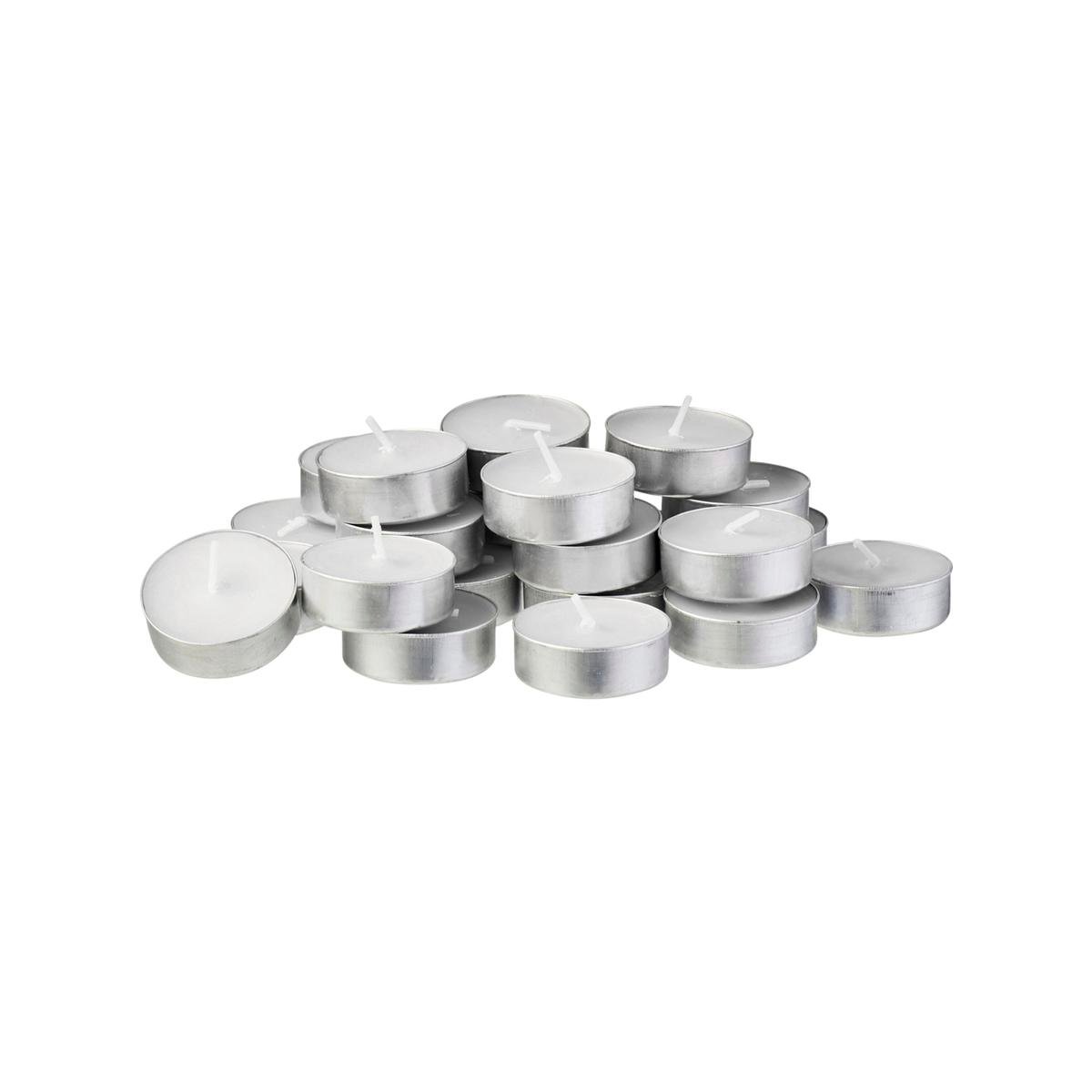White Citronella Tealight Candles Outdoor - 50 Pack