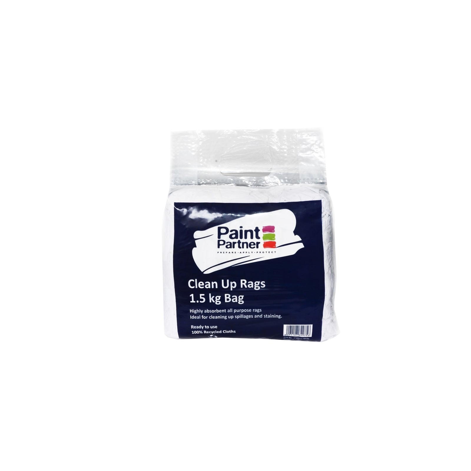 Paint Partner 1.5kg White Cleaning Rags
