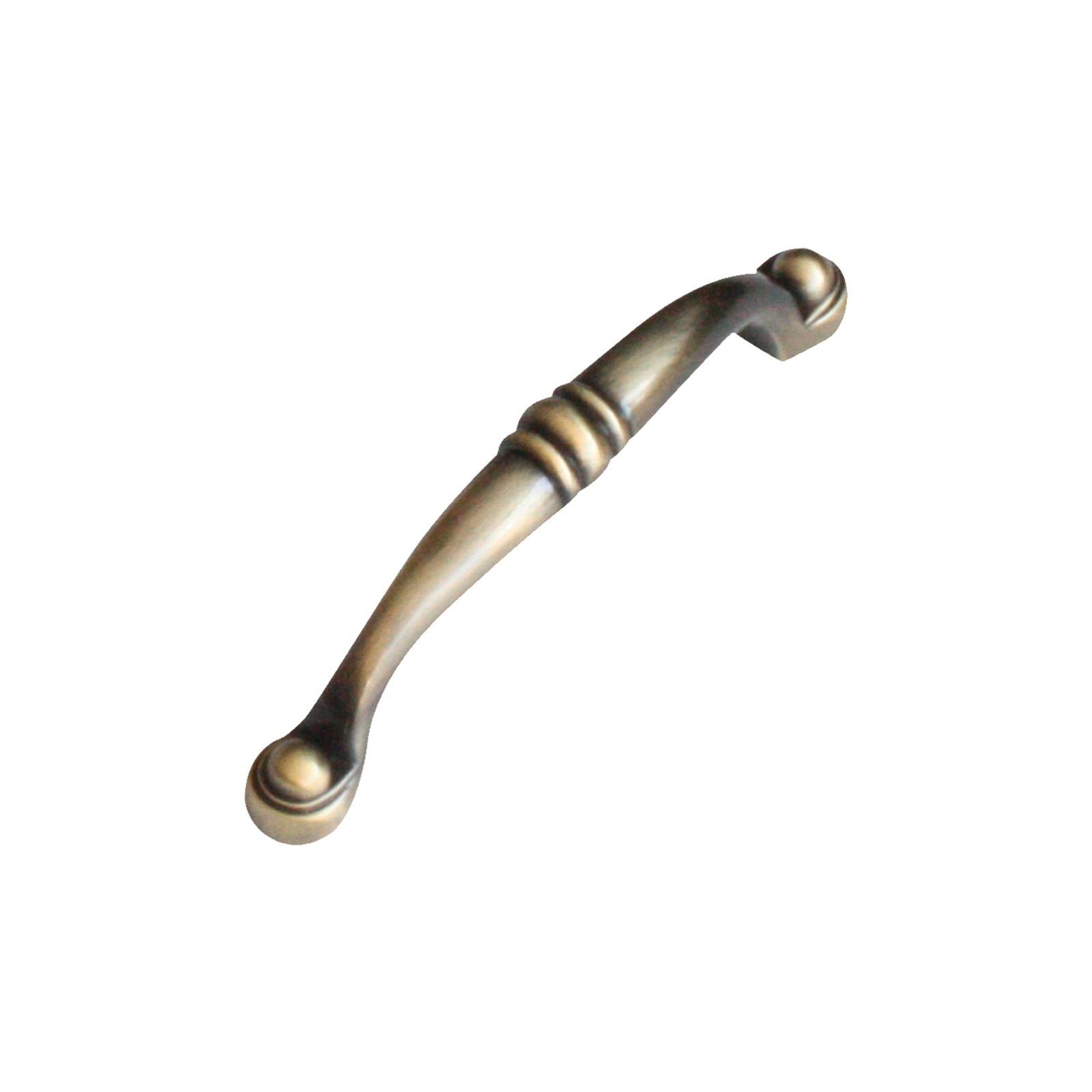 Kaboodle 96mm Antique Bow Handle Zinc Alloy Brushed Bronze Cabinet Pull