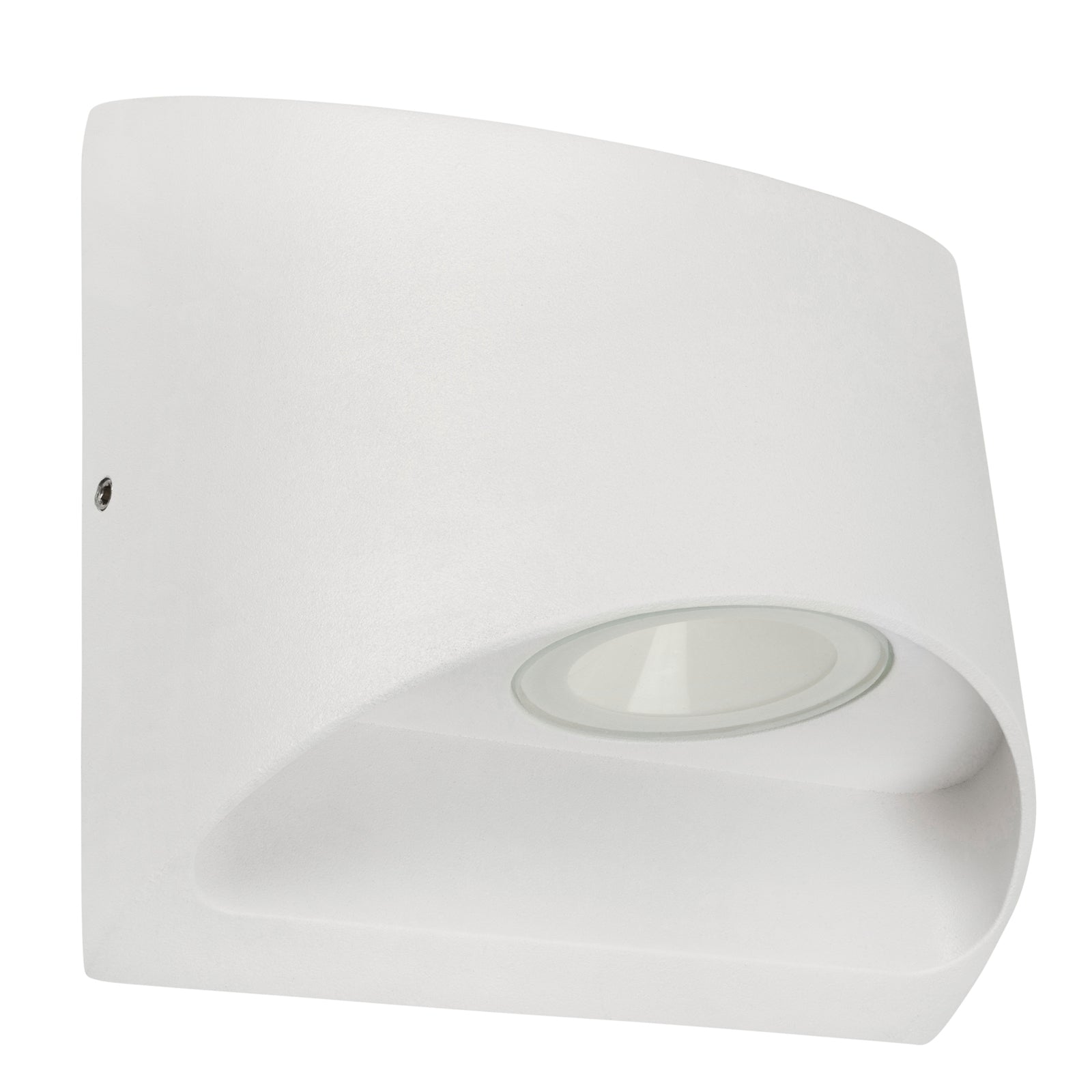 Brilliant 8W Binley White Aluminium Up Down Wall Light IP44 21304/05